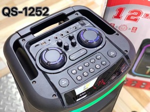 12 Inch Xe Đẩy Loa Đảng Karaoke <span class=keywords><strong>DJ</strong></span> Hoạt Động Âm Thanh Hộp Với Chuyên Nghiệp Âm Thanh Loa Trầm Khuếch Đại Powered Kép Mic Loa - Product Image 4