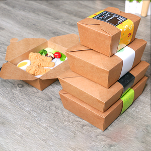 レストラン向けカスタマイズ可能な使い捨てクラフト紙製テイクアウト用食品容器 - Product Image 6