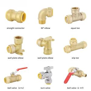 Raccords de plomberie en laiton de haute qualité raccords de morsure à dégagement rapide connecteur de couplage égal en laiton pour tuyau d'eau Pex - Product Image 3