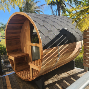 Bain à remous <span class=keywords><strong>en</strong></span> bois de cèdre finlandais moderne de luxe sur mesure, grand, chauffé au bois, 5m*2m, 6-8 personnes, spa, sauna extérieur pour la maison - Product Image 2