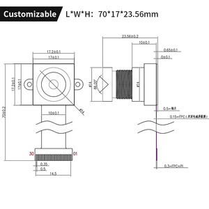 12MP IMX377 4K caméra de Vision industrielle grand Angle M12 objectif en temps réel Streaming en direct Module de caméra Mipi - Product Image 4