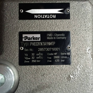PV032R1K1AYNMTP ปั๊มไฮดรอลิกแบบลูกสูบสำหรับอุปกรณ์อุตสาหกรรม - Product Image 1