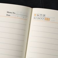 Cahier de notes en cuir PU à feuilles mobiles B5 avec finition souple et logo en relief personnalisé Couverture de journal en cuir végétalien en spirale de promotion