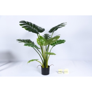 Nouvelle conception, vente chaude, <span class=keywords><strong>plante</strong></span> verte artificielle, <span class=keywords><strong>Monstera</strong></span> Deliciosa, arbre d'intérieur et d'extérieur, décoration de la maison, plantes artificielles de haute qualité - Product Image 2
