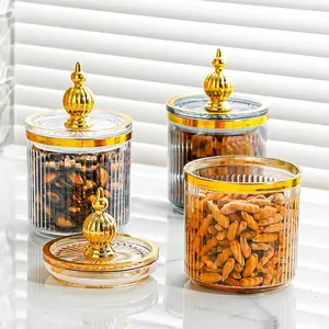 Sealed Jar Grain Miscellaneous Grain Kitchen Edible Grade Transparent Glass Jar Box Snacks Dry Goods Tea Storage Jar