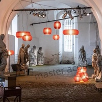 Abat-jour de plafond suspendu acoustique ignifuge en fibre de polyester 100% MJ MASTER au design moderne pour usage hôtelier