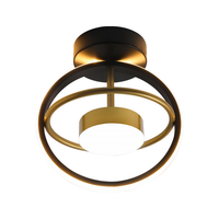 Plafonnier LED simple pour couloir, allée, porche, maison, en fer forgé créatif, pour vestiaire et escalier, vente en gros d'articles d'ameublement