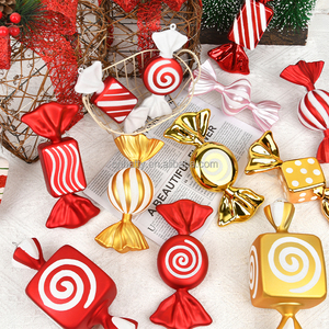 32CM High Quality PVC Shatterproof Environment-Friendly Hanging Christmas <b>Tree</b> <b>Ornaments</b> Candy Decorations Electroplating - Product Image 5