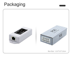 IEEE 802.3af/at 10/100/1000Mbps PoE Extender Repeater 3-Port Mạng Thiết bị chuyển mạch 1 2 Repeater Ethernet Extender nhà máy bán hàng trực tiếp - Product Image 6