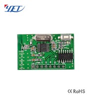 Système d'alarme avec carte PCB métallique YET205B-630, module récepteur sans fil avec décodage, portée de 100 m, arrêt automatique pour porte de garage
