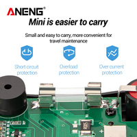Multimètre miniature ANENG M118A 6000 points, testeur automatique True RMS avec NCV, maintien des données, voltmètres, lampe torche
