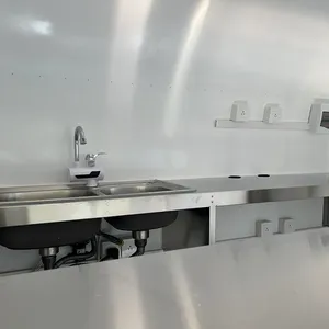 Carrito de Comida Móvil para Café y Desayuno, Mini Carrito Rosa para Venta Ambulante, Remolque para Venta de Palomitas y Postres, Ideal para Campamentos, Gran Venta en la UE - Product Image 6