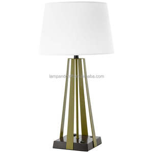 Black LED Desk <b>Lamp</b> with Switch in the Base for Home Decor Bedroom Hotel Lobby Hotel Guestroom - Product Image 6