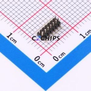 HX PZ1.0-2x7P TP Pin Header SMD,P=1mm Connector ( Pin Structure: 2x7P )( Pitch: 1mm )( Row Spacing: 1mm ) - Product Image 1