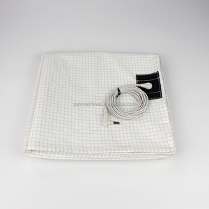 ブロックEMF接地シートキングサイズ10% シルバーファイバードロップ配送接地コード付き - Product Image 6