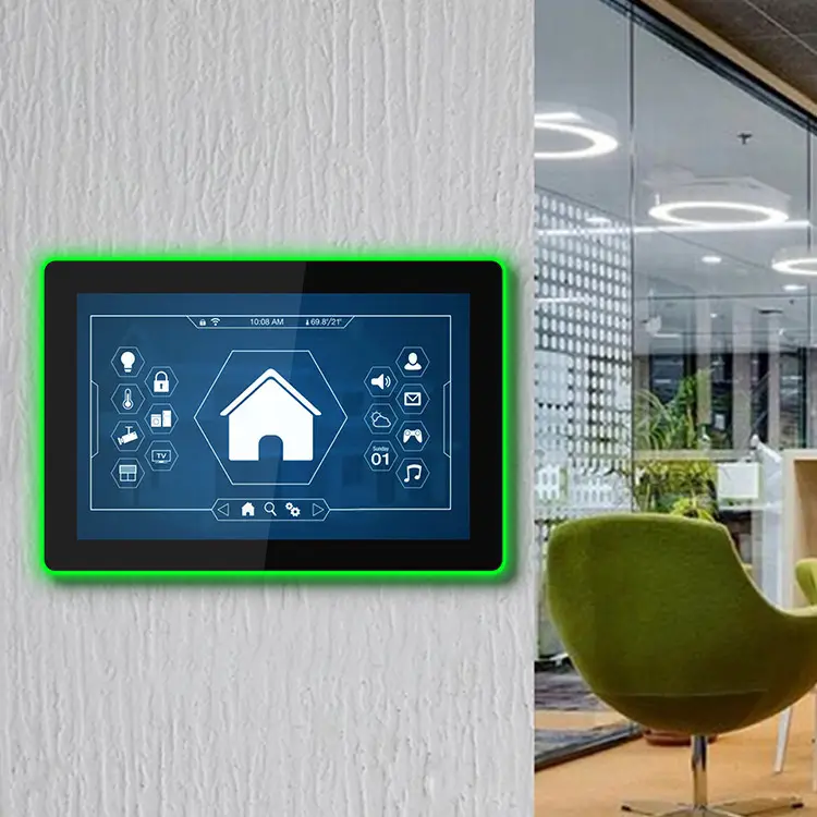 Sinmar 10 Inch smart home automation poe tablet device provide SDK smart meeting room home touch control panel for tuya system