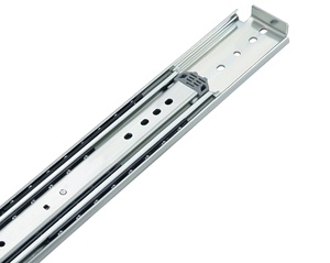 Rodamiento de bolas moderno y resistente de 76mm, rieles deslizantes de extensión completa de tres pliegues, uso de escaleras industriales, bloqueo de cajones de gabinete - Product Image 4