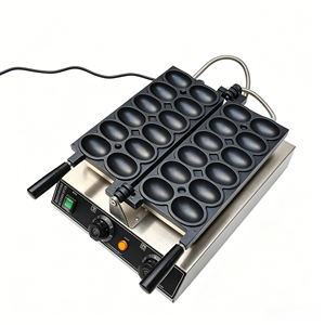 Macchina Elettrica Commerciale per Waffle a Forma di Uovo, 10 Scomparti Antiaderenti, per Negozi di Tè al Latte e Snack - Product Image 6