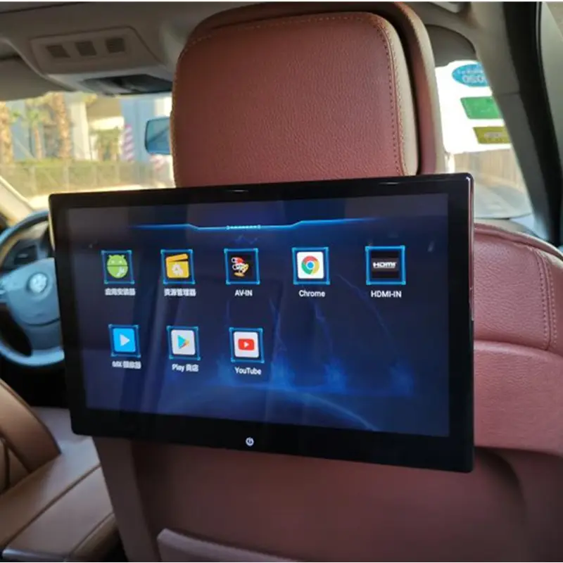 2022 yeni Trend 12.5 inç dahili Wifi multimedya Video oyuncu dokunmatik ekranı Android araba baş dayama monitörü
