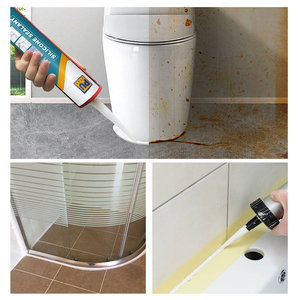 Tubo sellador de silicona para cocina, protección de molde impermeable de por vida