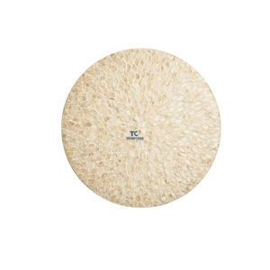 Napperons Vietnam nacre incrustation nacre bois chargeur assiettes pour mariage motif noir - Product Image 3