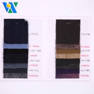 Tissu en denim épais de 13oz, tissu en denim coloré de style sergé légèrement extensible pour tissu de vêtement, fabricant de rouleaux de tissu en denim - Product Image 3
