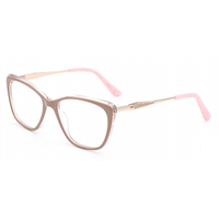 BONA Spécifications multiples Montures de lunettes en acétate à la mode pour femmes adultes Utilisation quotidienne