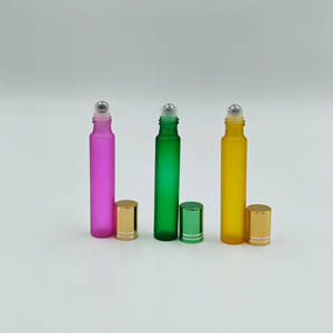 Grosir kosong 5 Ml 10 Ml <span class=keywords><strong>Roll</strong></span> on kaca parfum botol kaca Roller bola minyak esensial botol - Product Image 3