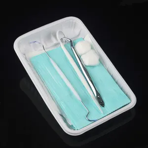 Disposable Dental Instruments Kit Plastic Disposable Tool Hygiene Examination Set