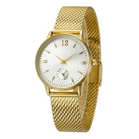 Reloj de Cuarzo con Logotipo Personalizado, Chapado en Oro de 18K, Resistente al Agua, Correa de Acero Inoxidable, Caja de Lujo Clásica, Cierre de Hebilla, Estilo Deportivo, Correa de Cuero