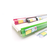 Bande de données Porte-étiquette T Forme Souper Grip Extrusion Promotion Étiquette de prix Étagère Talker Supermarché Magasin Pvc Plastique Personnalisé Pcs