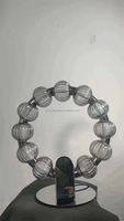 Lampes de table LED contemporaines, élégantes et stylées XCT9298 avec éléments en fer/verre/acrylique pour la chambre à coucher, le salon, la décoration intérieure