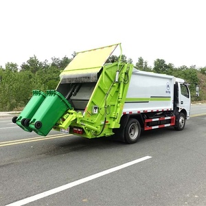 Camión de Basura Dongfeng Premium de 6 Ruedas y 8CBM con Carga Trasera para Operaciones Comerciales de Eliminación y Reciclaje de Residuos - Product Image 3