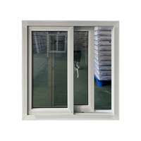 Ventana Fija Abatible de PVC con Diseño Moderno Personalizado, Insonorizada y Resistente al Viento para Hoteles y Salas de Estar