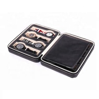 Boîte en bois noire avec fermeture éclair, vente en gros, en stock, offre spéciale