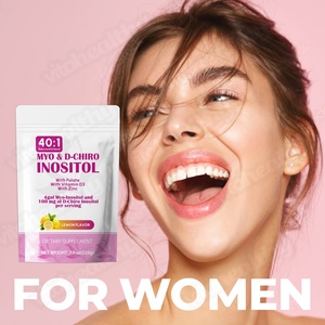 Vitahealthy OEM/ODM Premium Quality <strong>Inositol</strong> <strong>Powder</strong> with MYO &amp; D-Chiro Vegan Lemon Flavor <strong>Powder</strong> for Women Hormonal Support - Product Image 3