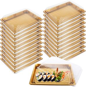 กล่องบรรจุอาหารทรงสี่เหลี่ยมฝาครอบสูงโปร่งใสปรับแต่งโลโก้ได้เป็นมิตรต่อสิ่งแวดล้อม - Product Image 1