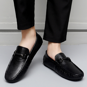 Chaussures de Ville de <span class=keywords><strong>Luxe</strong></span> pour Hommes en Cuir Véritable, Mocassins Tendance en Cuir de Vachette, Chaussures Habillées pour Banquet et Mariage - Product Image 3