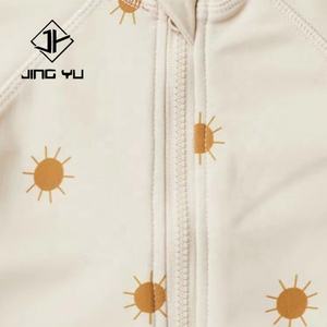 Manufacturer Customized 2024 New <b>Long</b>-<b>sleeved</b> Sun protection One-piece Cute Printed <b>Swimsuit</b> for Girls - Product Image 6