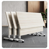 Table de conférence modulaire pliable en mélamine, pour hôtel, mobilier de bureau commercial moderne