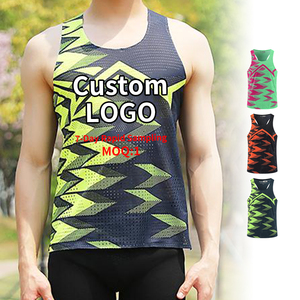 Camiseta de running personalizada OEM, ligera, de secado rápido, transpirable, para maratón, carrera en equipo, para hombres y mujeres - Product Image 1