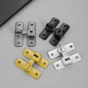 Anti Theft Bolt Aluminum Door Lock 90 Degree <b>Push</b> Pull Door Security <b>Latch</b> Minimalist Design Easy Installation Home Use - Product Image 3