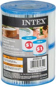 Cartouches de filtre de remplacement en dacron pour spa gonflable <span class=keywords><strong>Intex</strong></span> 29011E Type <span class=keywords><strong>S1</strong></span> PureSpa Easy Set (6 filtres) bleu et blanc - Product Image 2