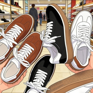 Zapatillas Deportivas Originales de Nuevo Estilo Para Hombre Tallas 38 a <span class=keywords><strong>45</strong></span> Moda Popular Planas de Piel de Vaca Colorida y Goma Éxito de Ventas en EE. UU. - Product Image 1