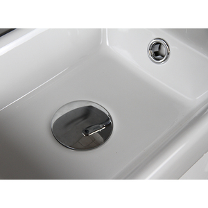 Lavabo classique moderne en céramique blanc pour salle de bain, petit lavabo à <span class=keywords><strong>main</strong></span> suspendu au mur, vente directe en usine - Product Image 4