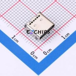 HC-TYPE-C-24P-035A USB Connector SMD Connector ( Connector Type: Type-C )( Gender: Female )( Mounting Type: Horizontal Mount ) - Product Image 1