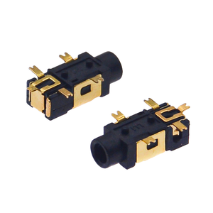 Prise audio PJ-209 2,5 mm, montage SMT 5 broches avec contacts plaqués or pour PC/ordinateur, connecteur femelle à montage en surface - Product Image 4