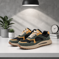 Sepatu Keselamatan DianSen 348 Modern Suede Bernapas Unisex untuk Bengkel & Konstruksi Musim Dingin/Semi/Musim Panas Sepatu Sneakers Berujung Baja