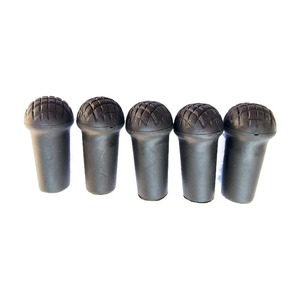 Protector de Punta Universal para Bastón de Senderismo, de Goma Negra de 5 cm, Resistente al Desgaste, Protección para Trekking al Aire Libre - Product Image 1