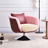 Fauteuil de loisirs rotatif en forme d'œuf, fabriqué en Chine, fauteuil pivotant paresseux, fauteuil simple de designer italien de luxe léger